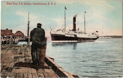 , Plant Line, S.S. Halifax, Charlottetown, P.E.I. (0172), PEI Postcards