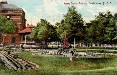 , Queen Street Gardens, Charlottetown, P.E.I. (0345), PEI Postcards