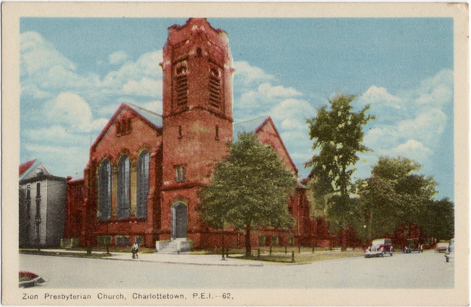 Zion Presbyterian Church, Charlotetown, P.E.I. (1617) - PEI Postcards