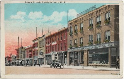 , Queen Street, Charlottetown, P.E.I. (1714), PEI Postcards
