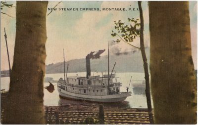 , New Steamer Empress, Montague, P.E.I. (1833), PEI Postcards