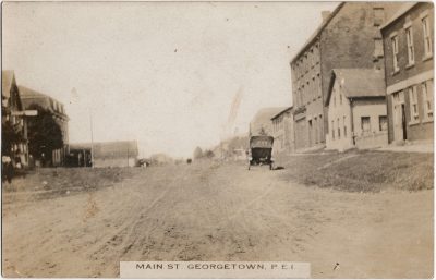 , Main St. Georgetown, P.E.I. (2387), PEI Postcards