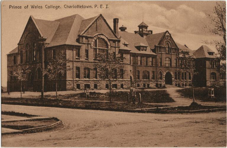 Prince of Wales College, Charlottetown, P.E.I. (2628) - PEI Postcards